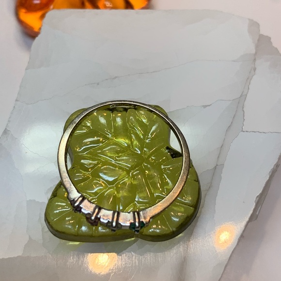 14K AAJ Multi-Gem Stone Ring Size 7.5 - 7.75 - Picture 5 of 10